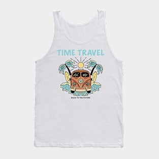 Time Travel Back To The Future Tank Top